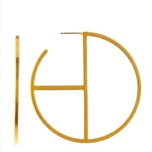 Madewell Ava Hoops metal earrings gold dancing fashion